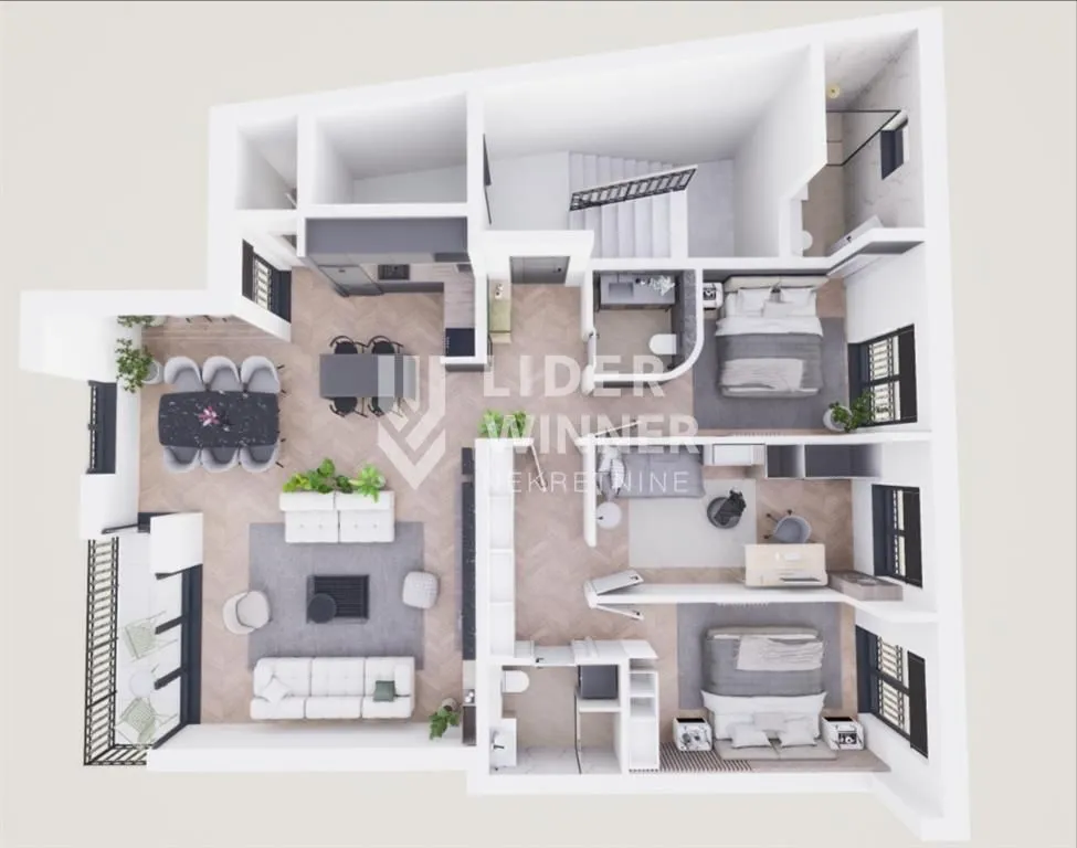 Sale, four bedroom apartment, 106m², Lekino Brdo, Voždovac Sve Podlokacije