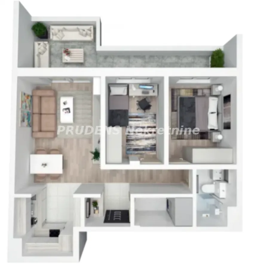 Sale, three bedroom apartment, 68m², Pančevo, Srbija