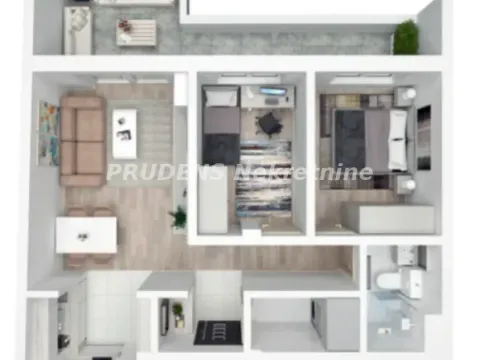 Sale, three bedroom apartment, 68m², Pančevo, Srbija