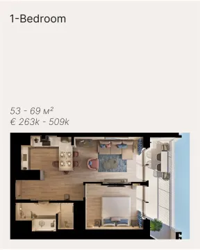Sale, two bedroom apartment, 53m², Rafailovići, Budva - image 15