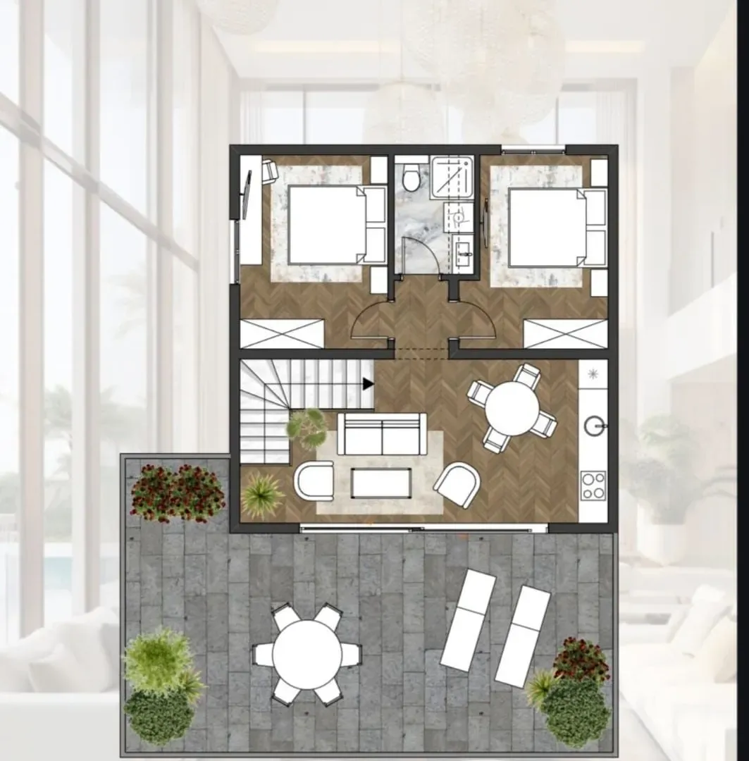 Sale, two bedroom apartment, 100m², Markovići, Budva