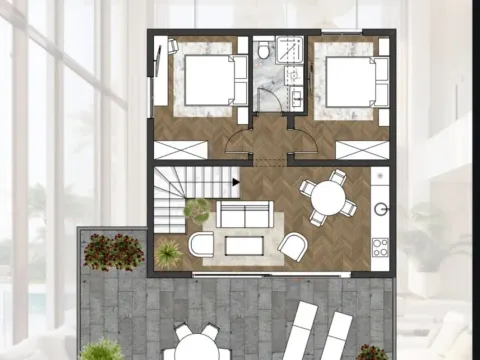 Prodaja, dvosoban stan, 100m², Markovići, Budva - image 20