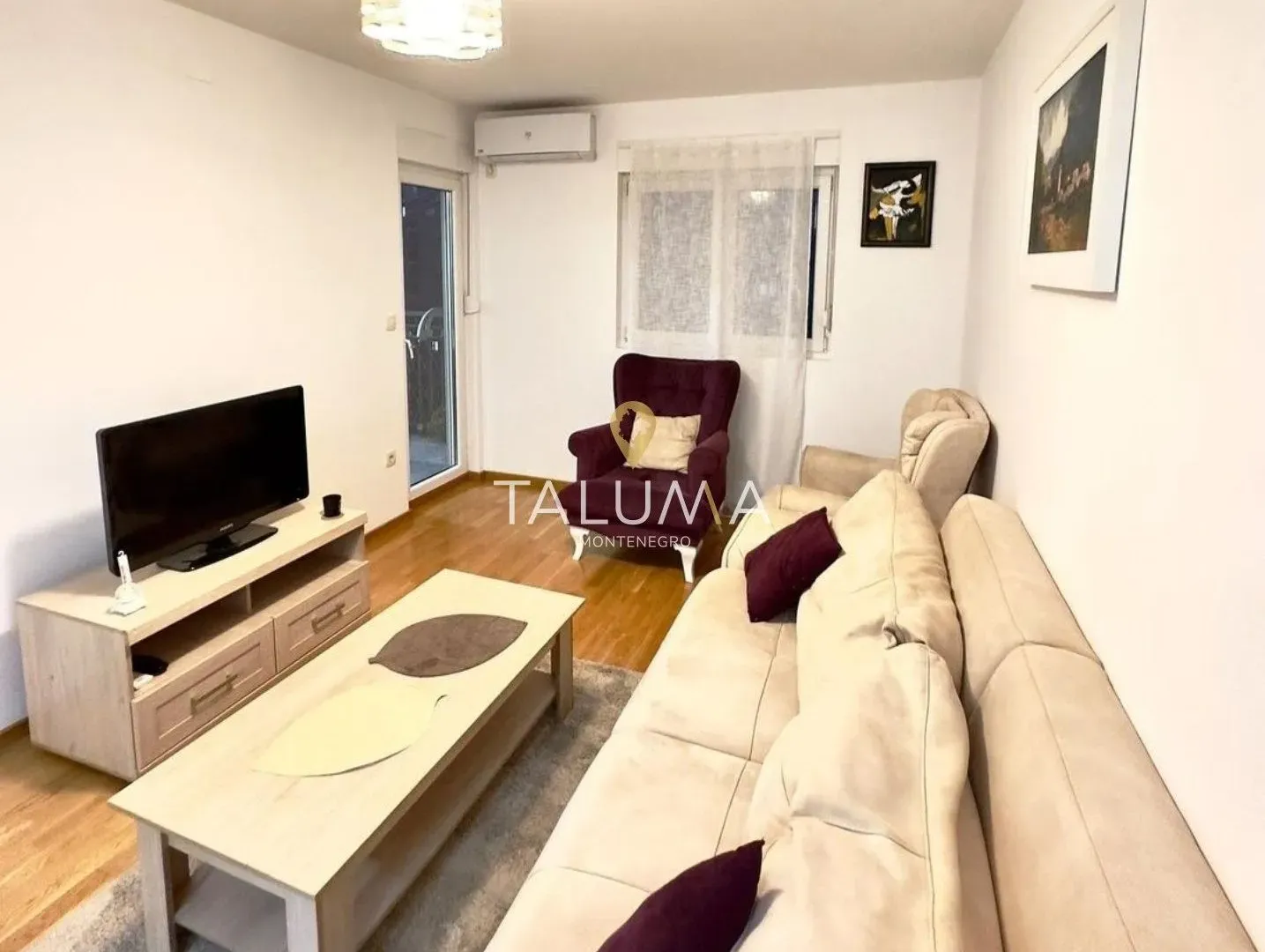 Rent, one bedroom apartment, 45m², Zagorič, Podgorica