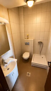 Manje kupatilo sa tuš kabinom, umivaonikom i toaletom. - image 17