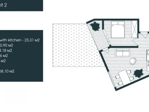 Prodaja, jednosoban stan, 68m², Donja Lastva, Tivat - image 10