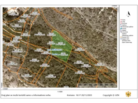 Prodaja, plac, 1000m², Reževići, Budva - image 6