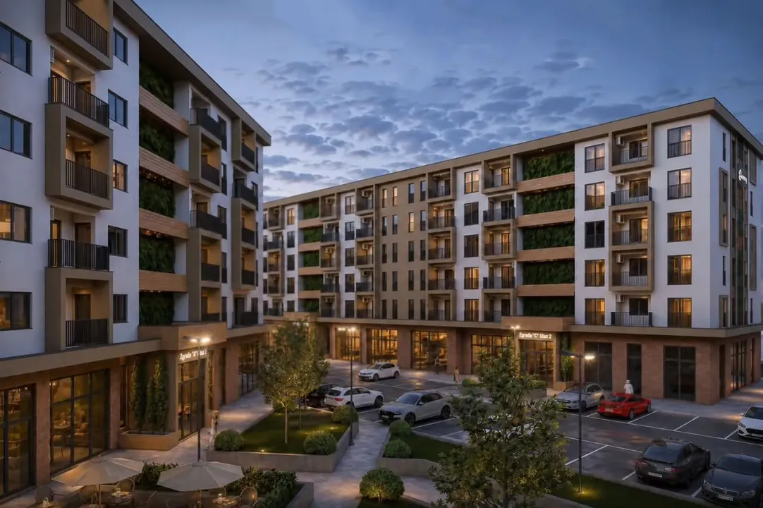 Sale, two bedroom apartment, 59m², City Kvart, Podgorica