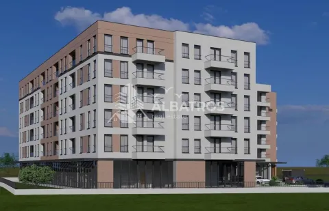 Spoljašnji izgled moderne stambene zgrade sa terasama. - image 12