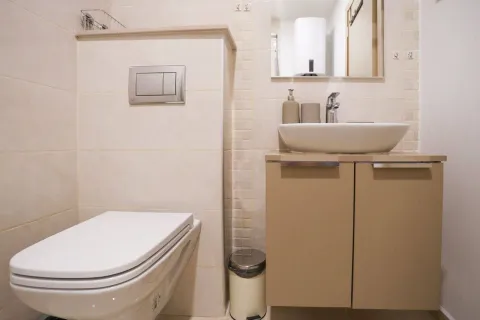Moderno opremljeno kupatilo sa umivaonikom i toaletom. - image 7