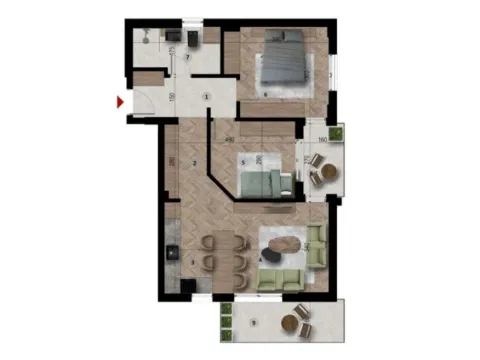 Sale, apartment, 70m², Šušanj, Bar - image 9