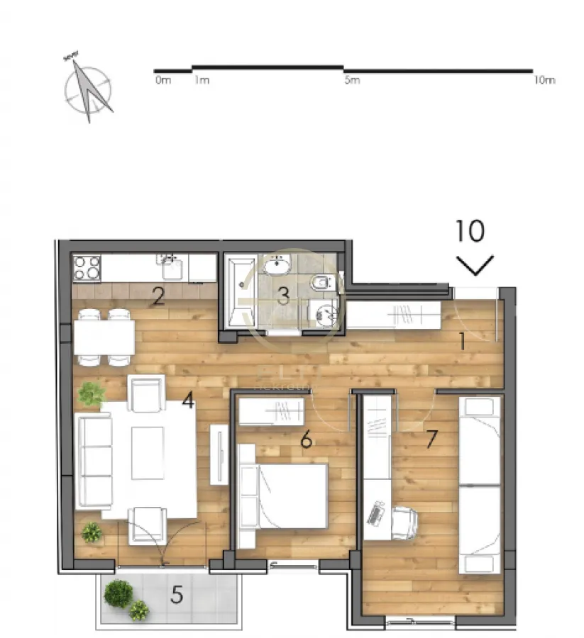 Prodaja, trosoban stan, 60m², Detelinara, Novi Sad Sve Podlokacije