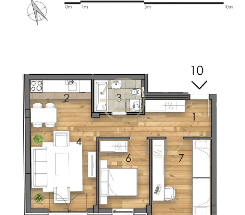 Prodaja, trosoban stan, 60m², Detelinara, Novi Sad Sve Podlokacije