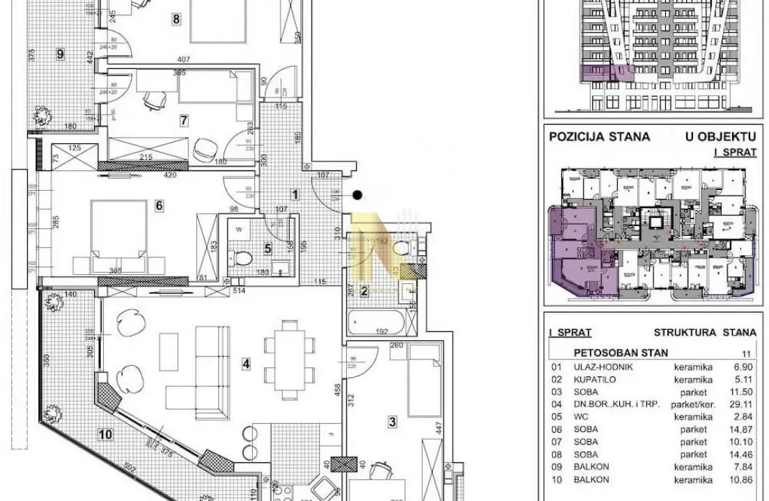 Prodaja, stan, 113m², Telep, Novi Sad Sve Podlokacije
