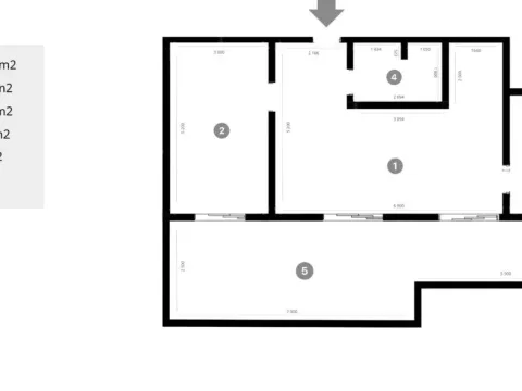 Prodaja, dvosoban stan, 90m², Mrčevac, Tivat - image 9