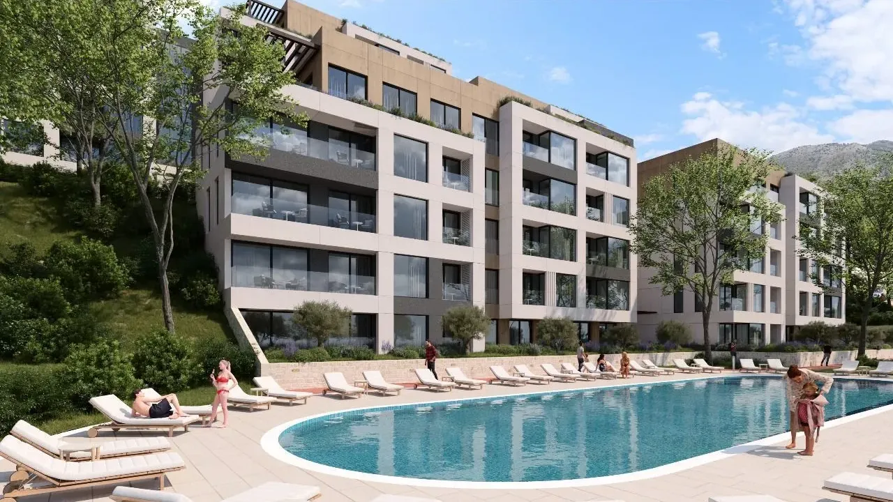 Prodaja, jednosoban stan, 45m², Mrčevac, Tivat