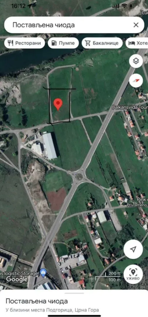 Prodaja, plac, 9551m², Dajbabe, Podgorica