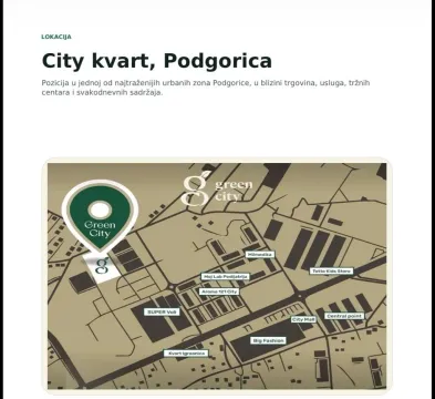 Mapa lokacije sa prikazom urbanističke zone i okolnih sadržaja. - image 5