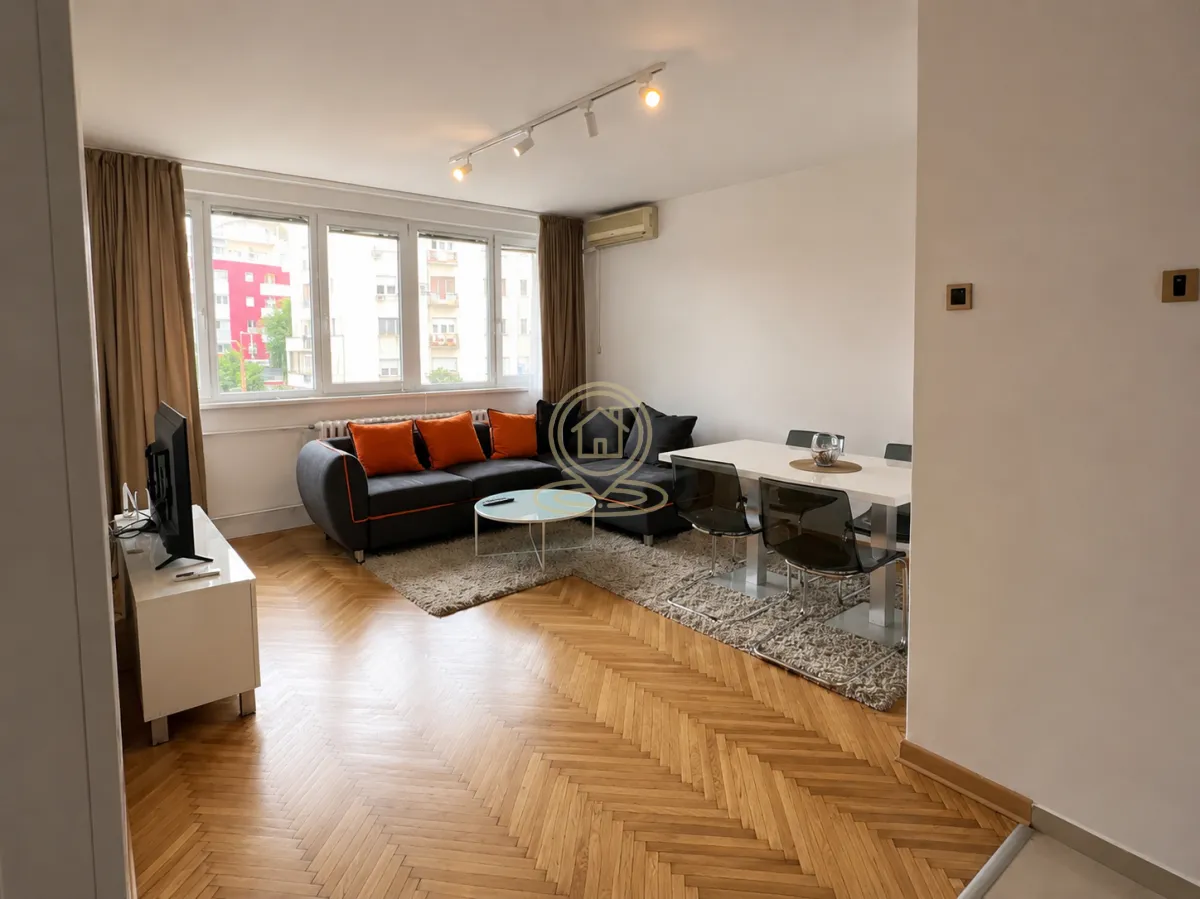 Rent, two bedroom apartment, 54m², Kalenić Pijaca, Vračar Sve Podlokacije