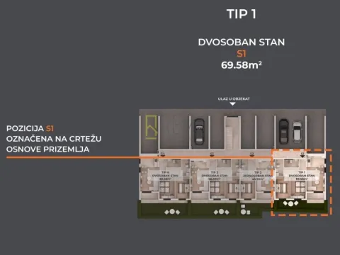 Prodaja, dvosoban stan, 70m², Donja Gorica, Podgorica - image 6