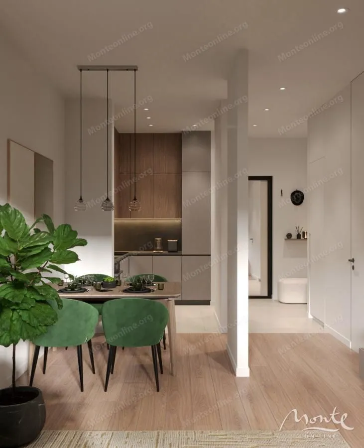 Prodaja, jednosoban stan, 51m², Kavač, Kotor