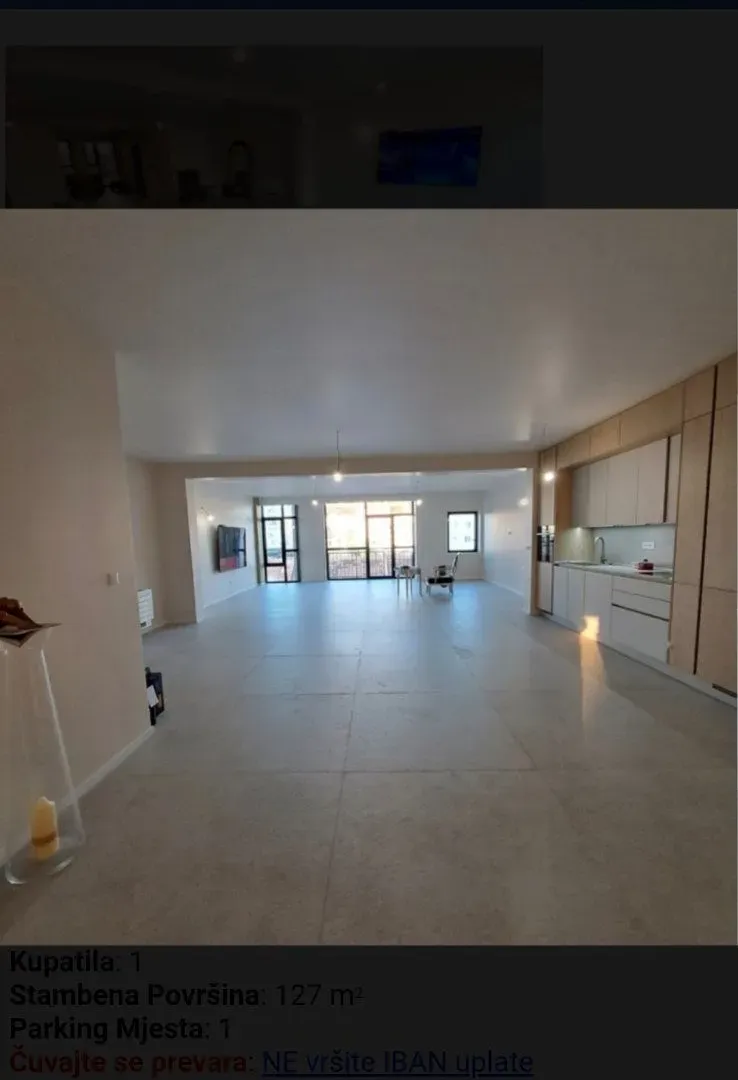 Prodaja, dvosoban stan, 127m², Centar, Podgorica