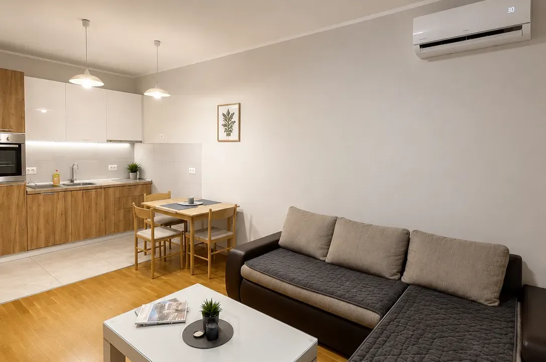 Rent, one bedroom apartment, 43m², Zabjelo, Podgorica