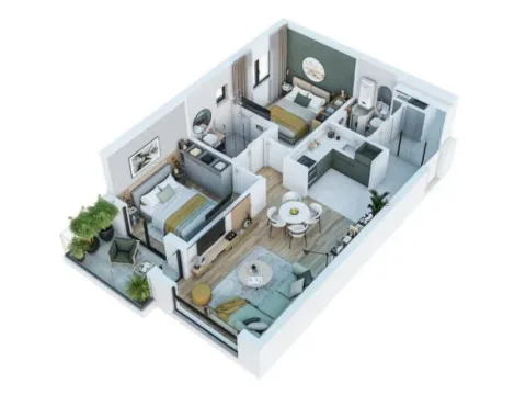 Sale, two bedroom apartment, 72m², Bar, Crna Gora - image 2