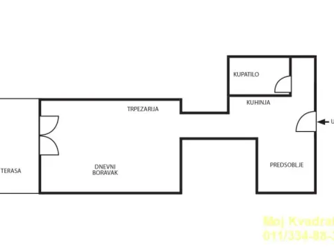 Prodaja, jednosoban stan, 46m², Voždovac Sve Podlokacije, Beograd - image 10