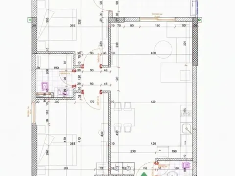 Sale, two bedroom apartment, 73m², Bjeliši, Bar - image 12