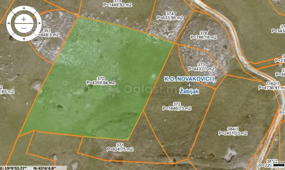 Prodaja, plac, 7089m², Žabljak, Crna Gora
