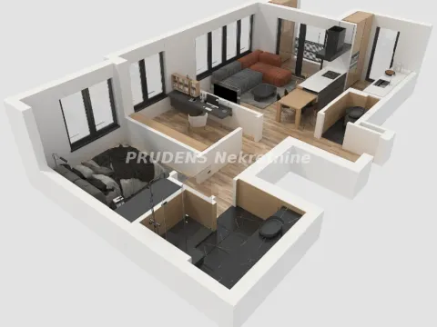 Sale, two bedroom apartment, 47m², Čukarica, Beograd