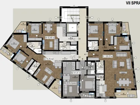 Sale, one bedroom apartment, 44m², Bar, Crna Gora - image 4