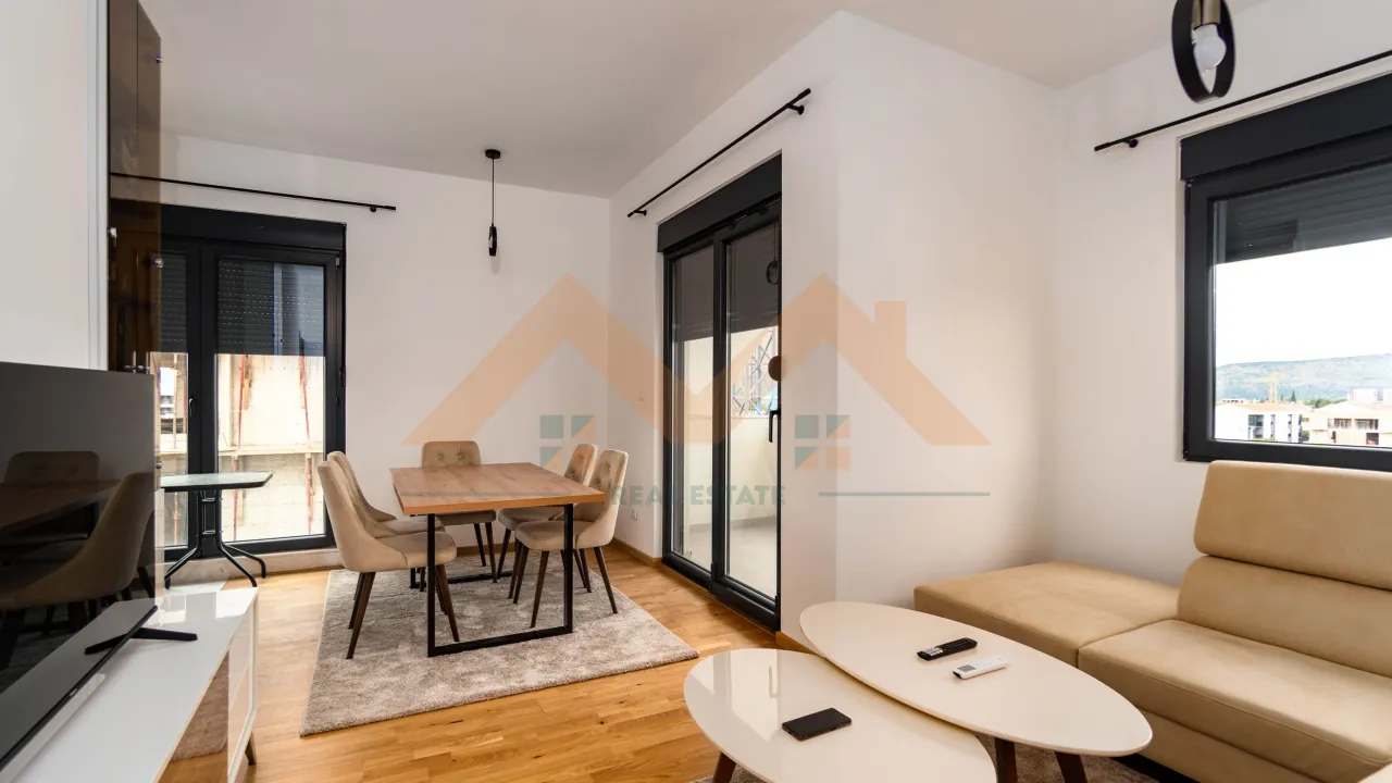 Izdavanje, jednosoban stan, 50m², Zabjelo, Podgorica