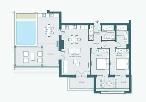Prodaja, dvosoban stan, 156m², Luštica Bay, Tivat - image 20