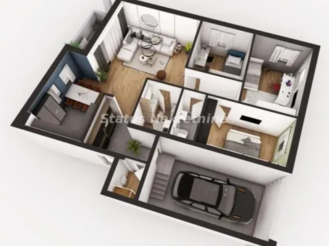 Sale, four bedroom apartment, 112m², Petrovaradin, Novi Sad