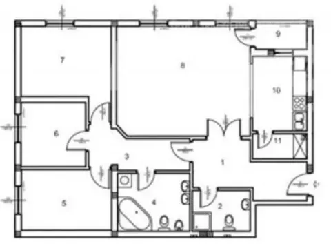 Sale, four bedroom apartment, 93m², Klisa, Novi Sad Sve Podlokacije