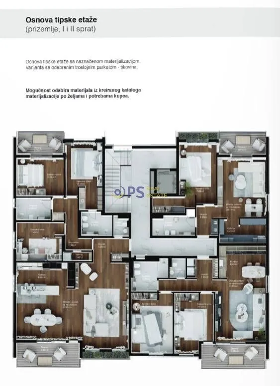 Prodaja, dvosoban stan, 86m², Podgorica, Crna Gora