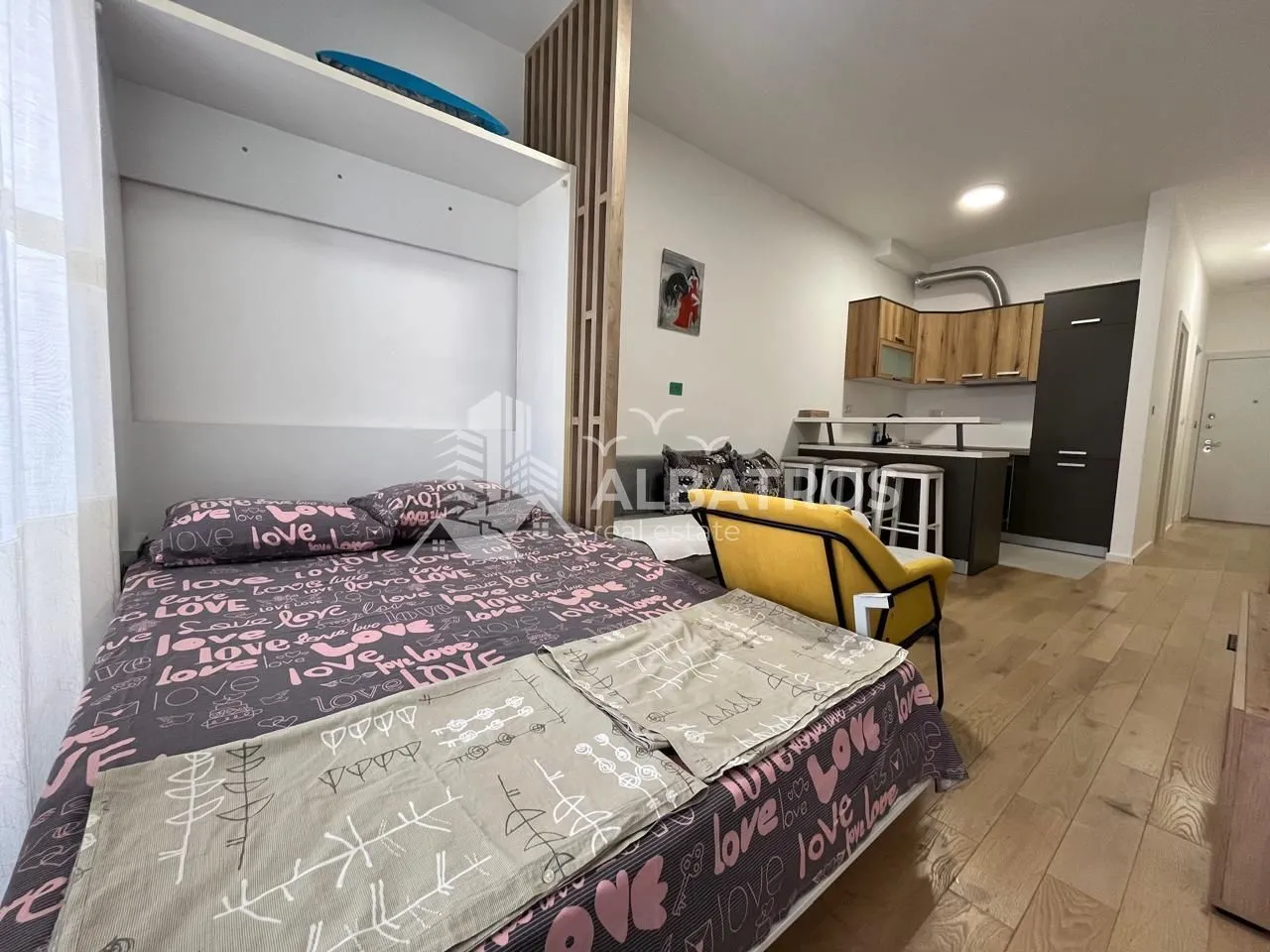 Rent, one bedroom apartment, 41m², Centar, Bar