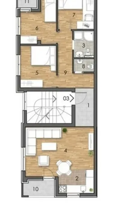 Sale, four bedroom apartment, 80m², Sremska Kamenica, Petrovaradin