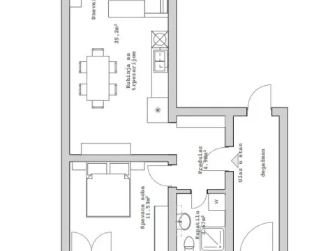 Prodaja, jednosoban stan, 51m², Rozino, Budva - image 10