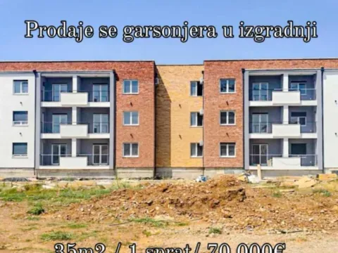 Prodaja, garsonjera, 35m², Zabjelo, Podgorica