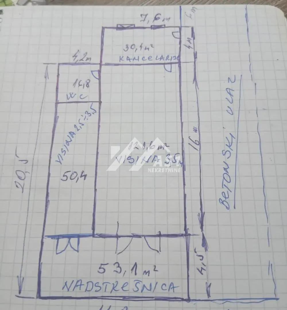 Rent, office space, 250m², Žabalj, Srbija