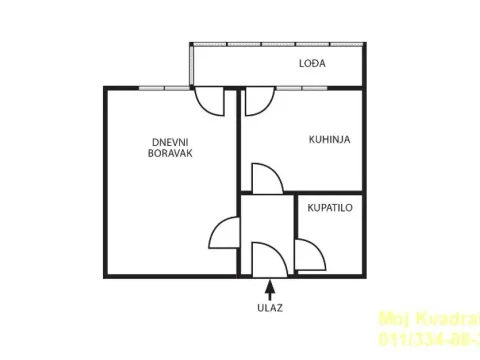 Sale, one bedroom apartment, 28m², Stari Grad, Beograd - image 12