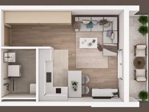 Prodaja, garsonjera, 31m², Zabjelo, Podgorica - image 2