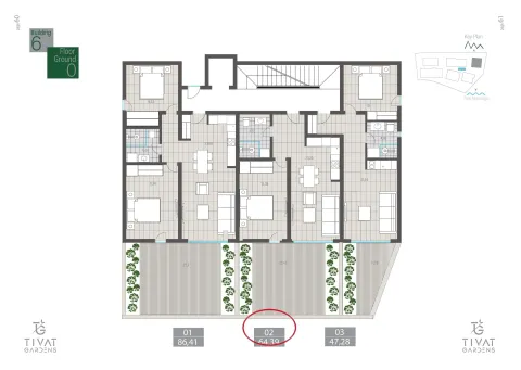 Sale, one bedroom apartment, 64m², Centar, Tivat - image 6