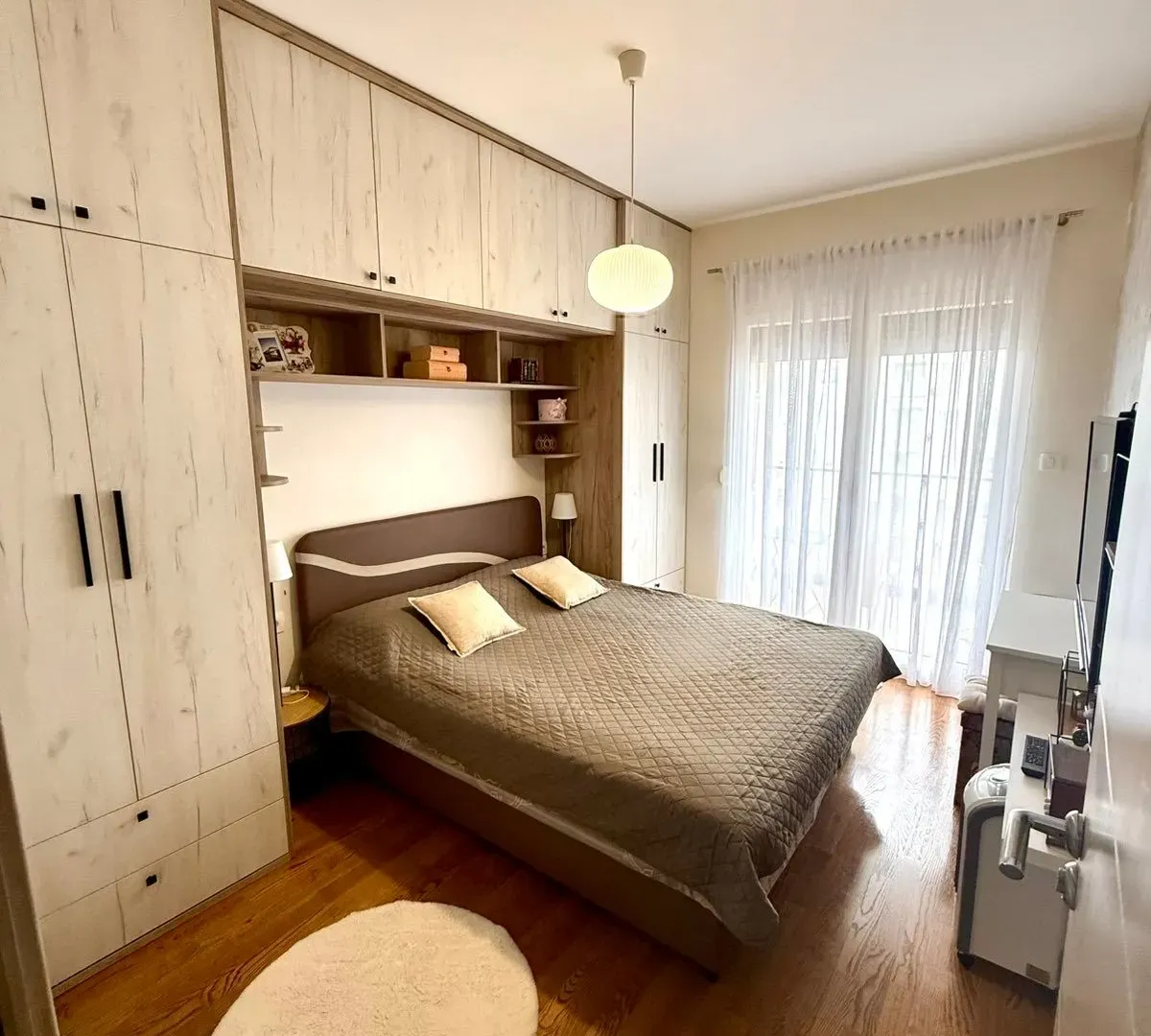 Rent, one bedroom apartment, 45m², Pobrežje, Podgorica