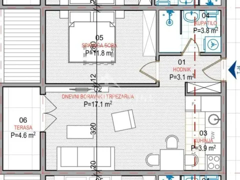 Prodaja, jednosoban stan, 48m², Zabjelo, Podgorica - image 2