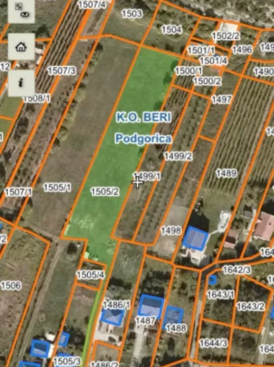 Prodaja, plac, 4104m², Beri, Podgorica