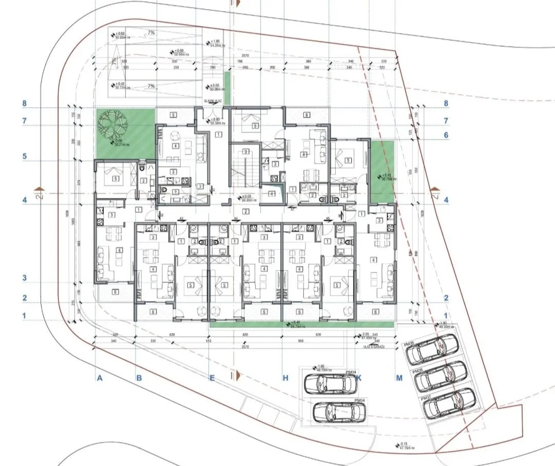 Prodaja, jednosoban stan, 46m², Dubovica, Budva
