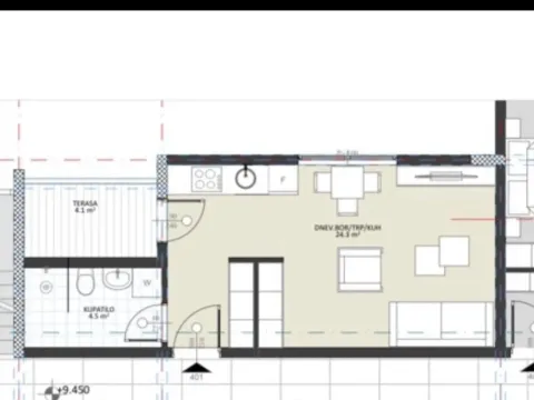 Sale, studio apartment, 33m², Ulcinj, Crna Gora - image 3